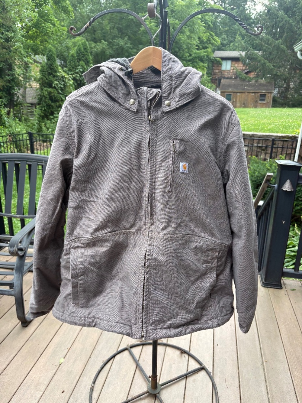 Carhartt Hooded Loose Fit Jacket Model #OR2248-W